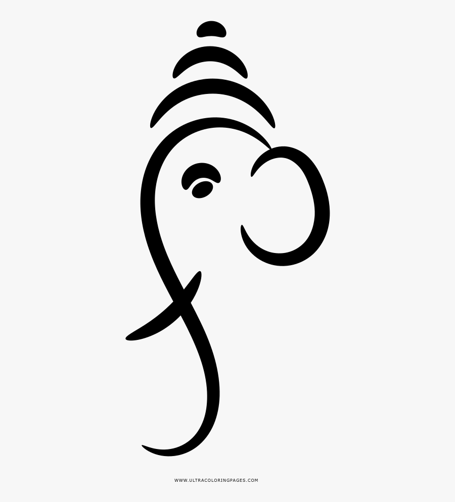 Transparent Ganesha Png - Ganesh Drawing Photos Hd, Transparent Clipart