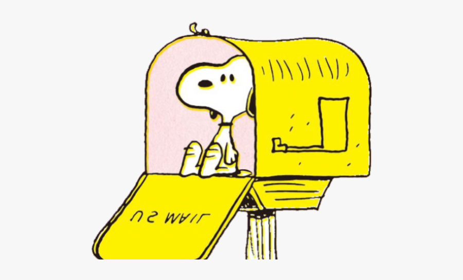Snoopy And Woodstock Mail, Transparent Clipart