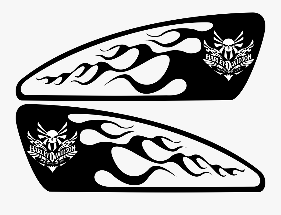 Harley Decals Airbrush Gas - New Bike Sticker Design, Transparent Clipart