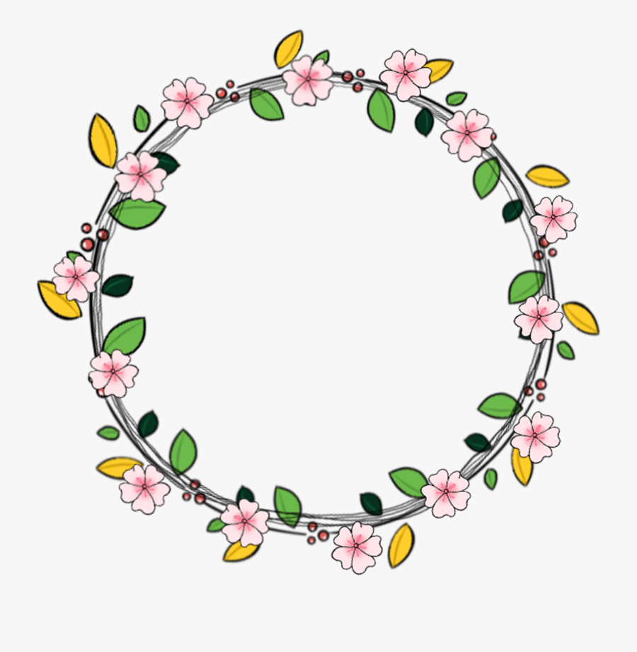Garland Fresh Hand Painted Border Png And Psd Clipart, Transparent Clipart