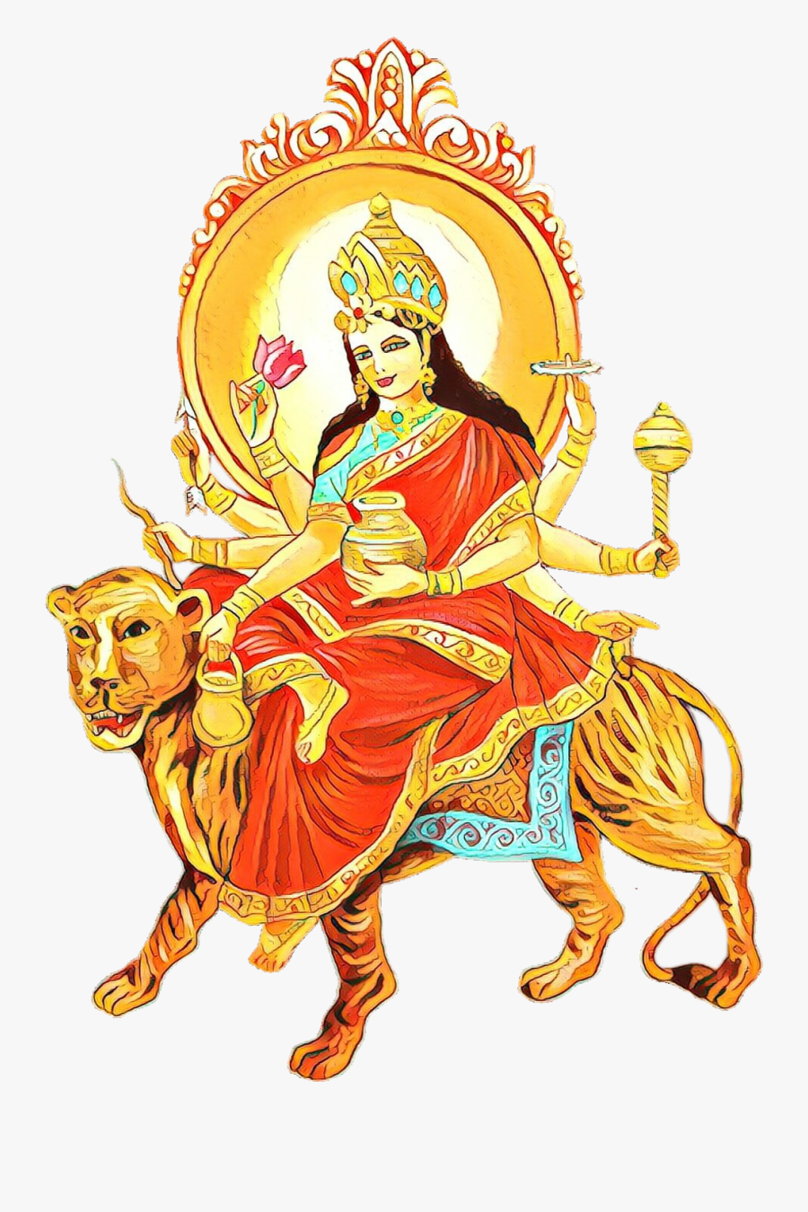 Kushmanda Devi, Transparent Clipart