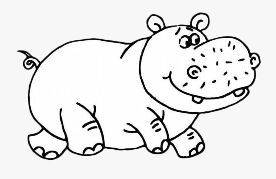 Baby Garland Clipart, Vector Clip Art Online, Royalty - Hippo Clipart Black And White, Transparent Clipart