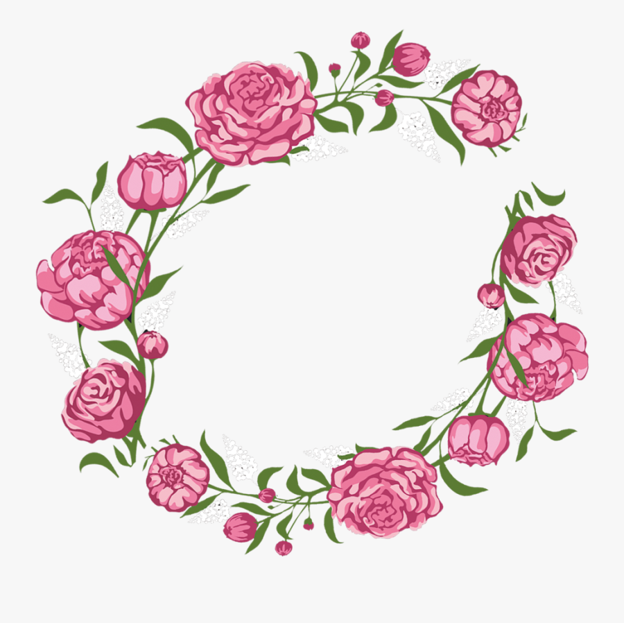 Flower Wreath Aesthetic Transprent - Png Aesthetic Garland, Transparent Clipart