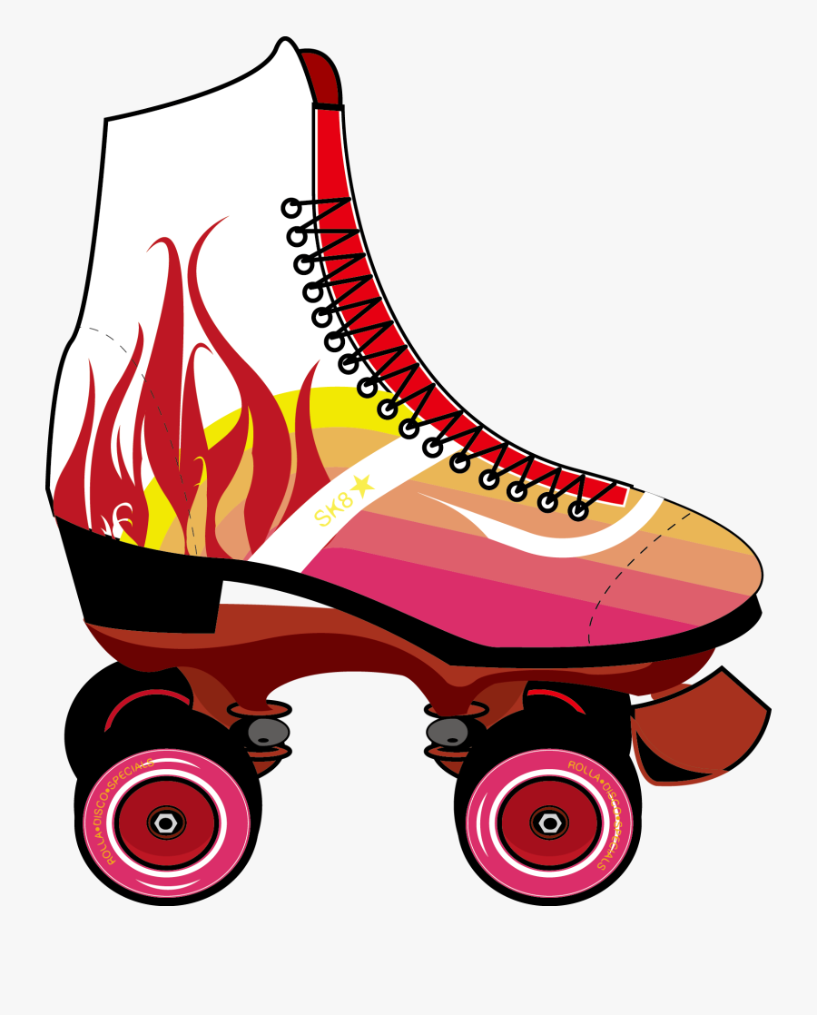 Roller Skates Roller Skating Skateboard Clip Art - Clip Art Roller Skating Roller Skate, Transparent Clipart