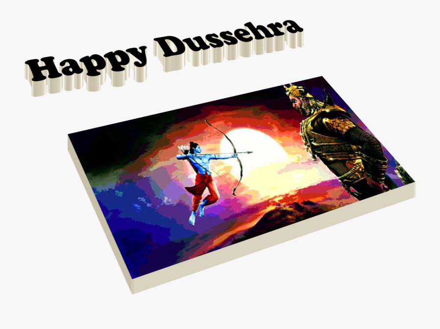 Dussehra Wishes Png Free Images - Windsurfing, Transparent Clipart