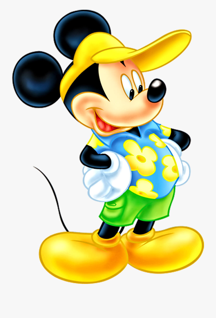 Mickey Highres Png - Krishna Drawing Images With Colour, Transparent Clipart