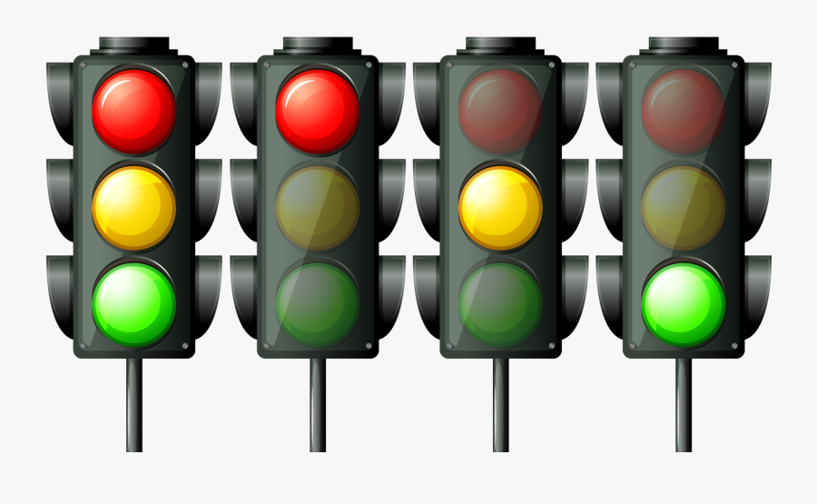 Stoplight Clipart School Traffic - Traffic Lights Clipart A4, Transparent Clipart
