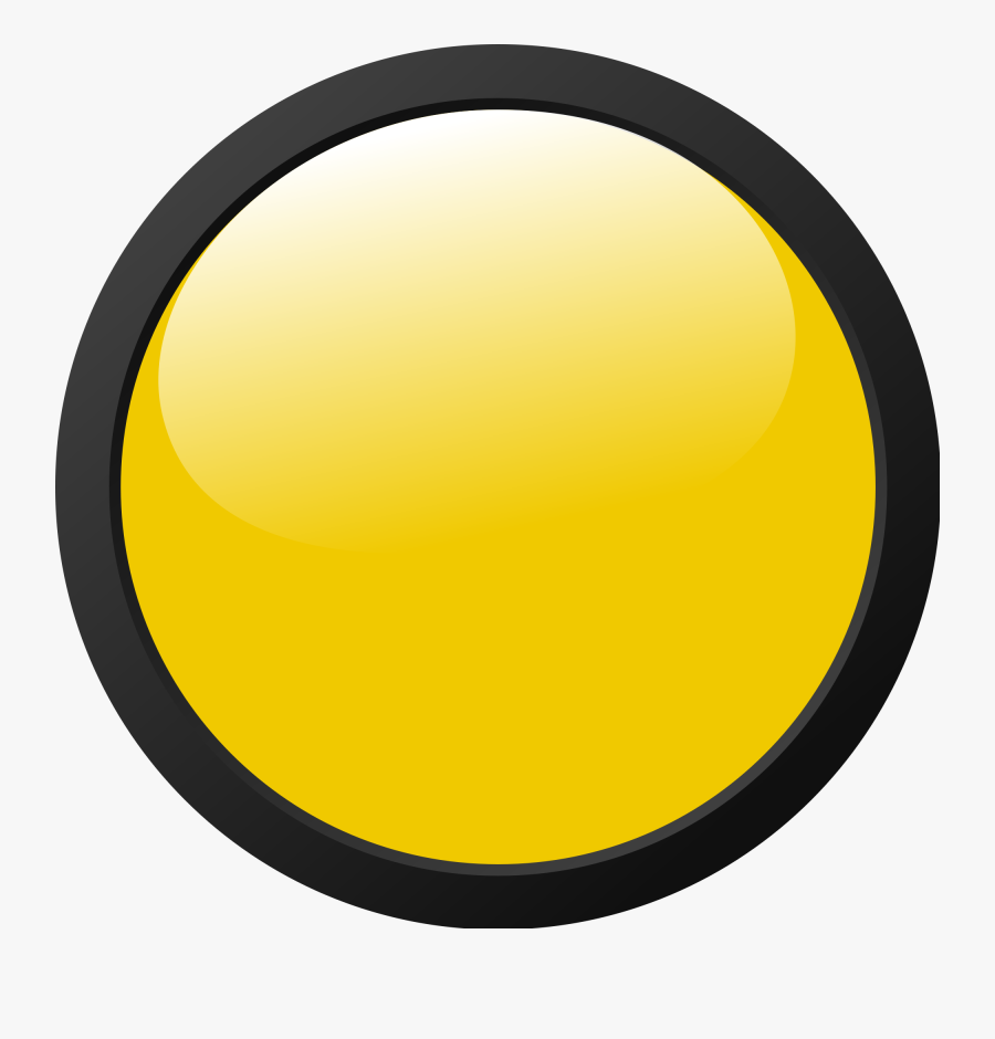 Yellow Light Icon - Yellow Traffic Light Icon, Transparent Clipart