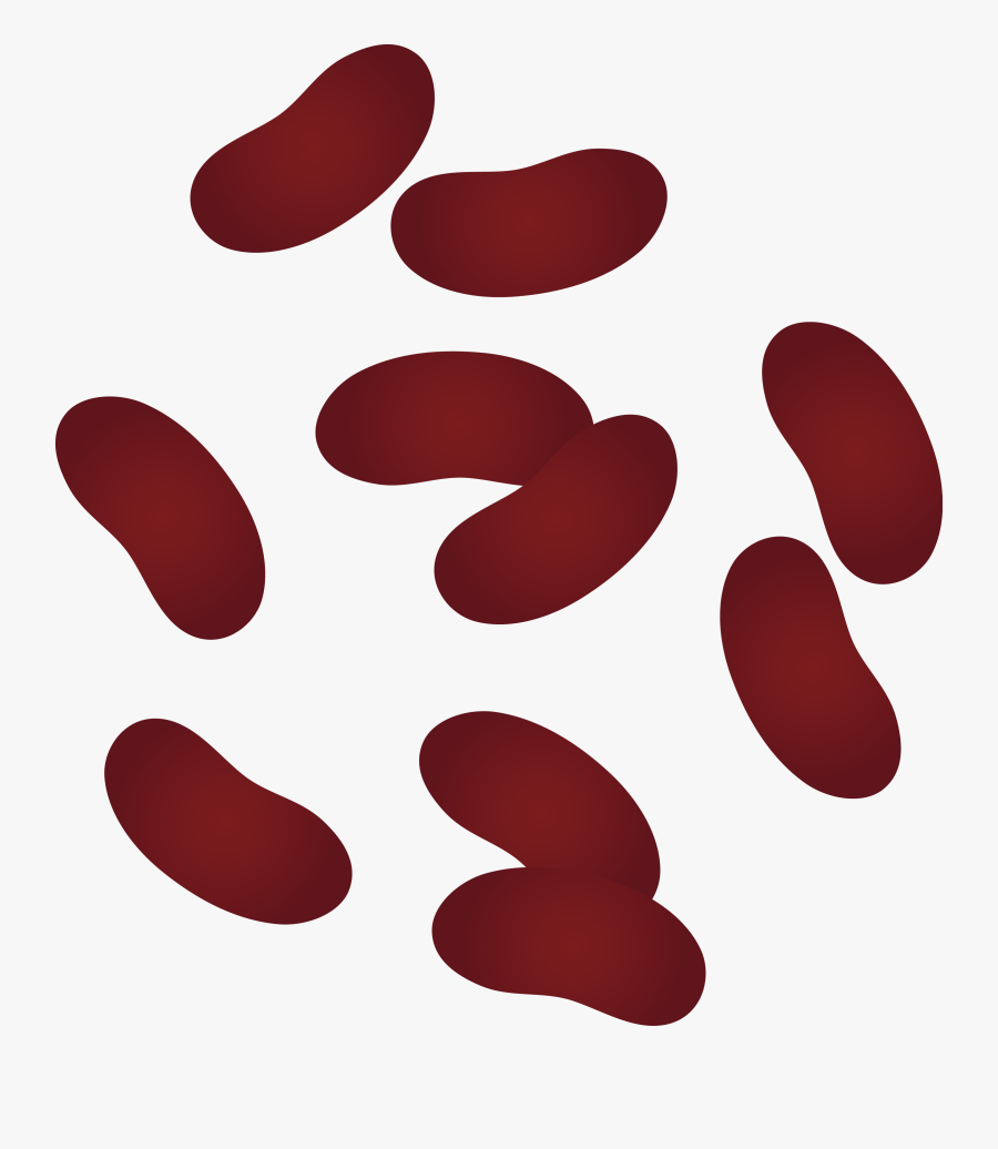 Bean Seed Clipart - Kidney Beans Clip Art, Transparent Clipart
