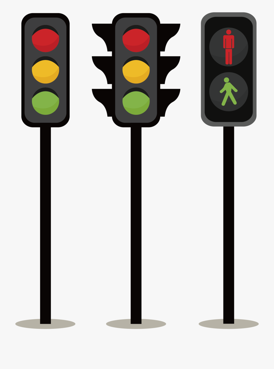 Adobe Light Material Creative Lights Traffic Illustrator - Transparent Background Traffic Light Png, Transparent Clipart