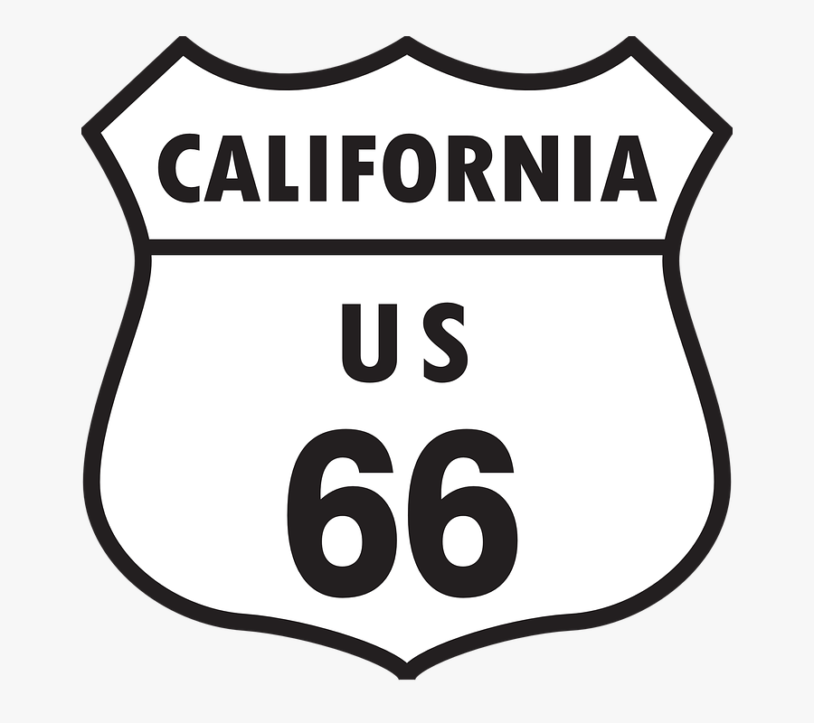 Route 66 Png Vector, Transparent Clipart