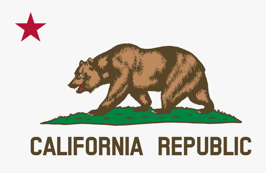 Flag Of California - California State Flag, Transparent Clipart