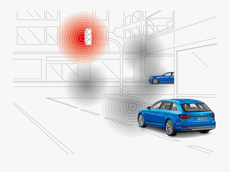 An It Backend Prepares Information On Traffic Light - Audi Rs 2 Avant, Transparent Clipart