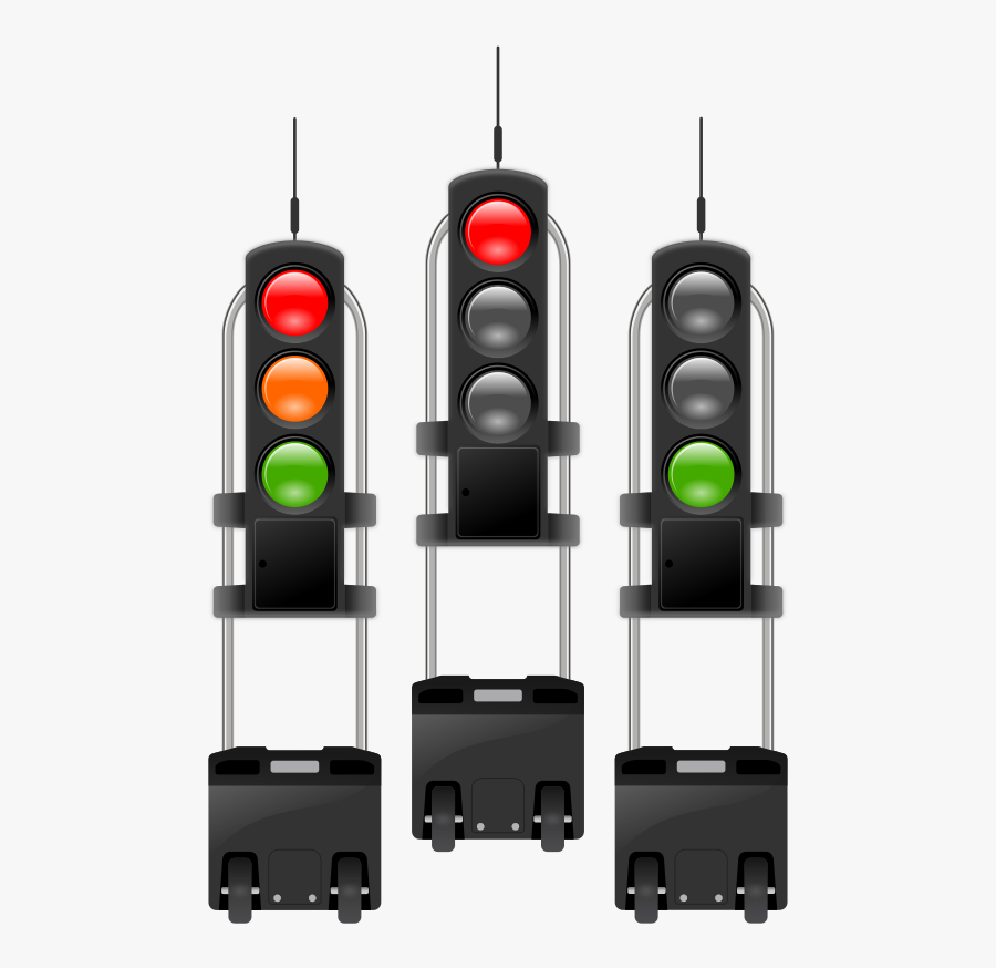 Traffic Light,light Fixture,signaling Device - Traffic Light, Transparent Clipart