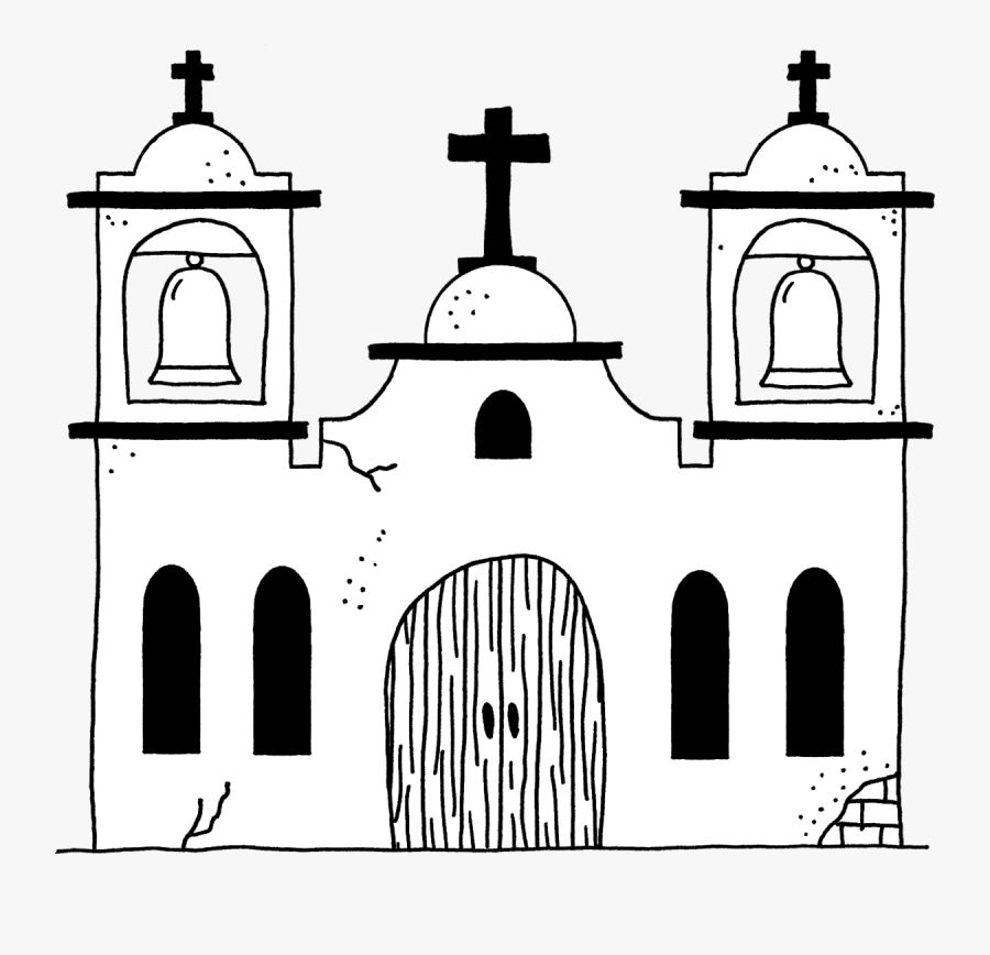 Clip Art California Mission Images - California Mission Clipart, Transparent Clipart