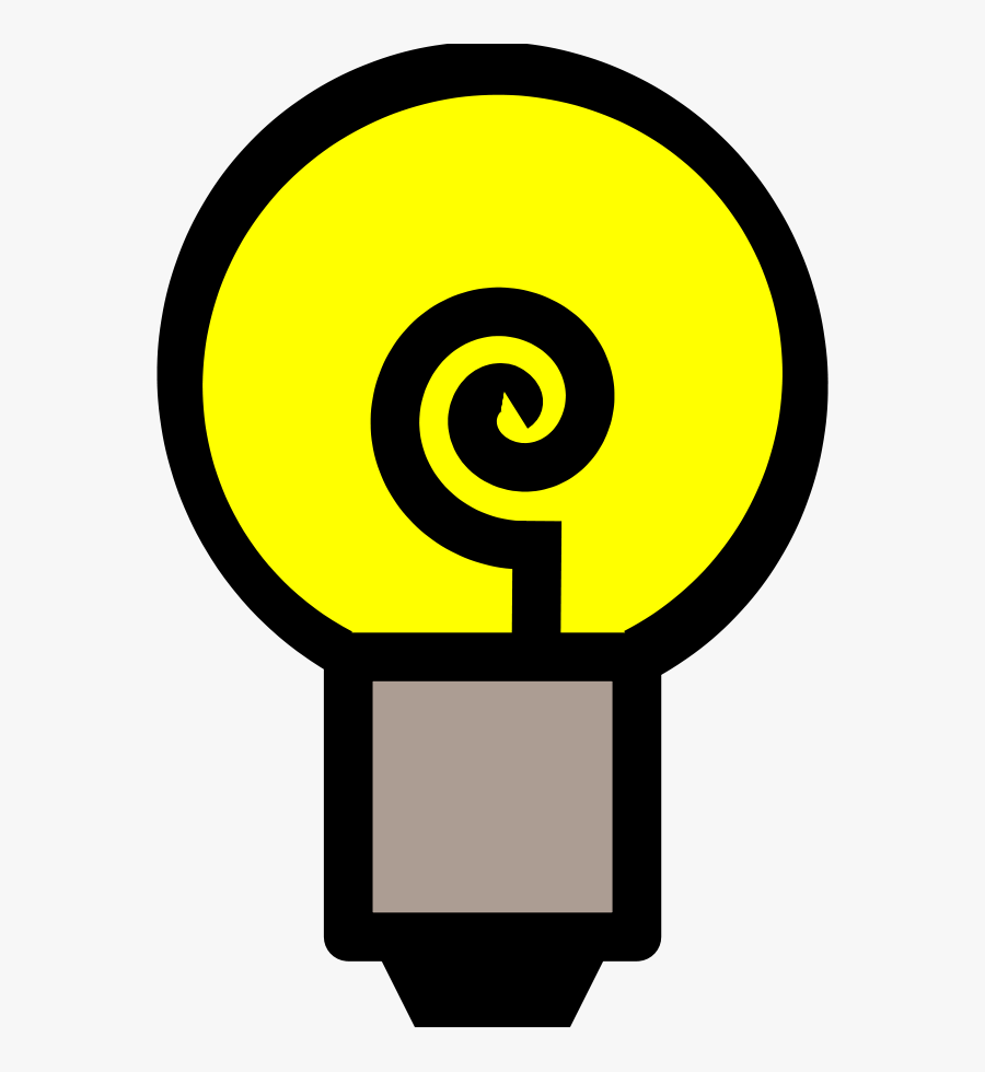 Traffic Light Clipart, Vector Clip Art Online, Royalty - Incandescent Light Bulb, Transparent Clipart