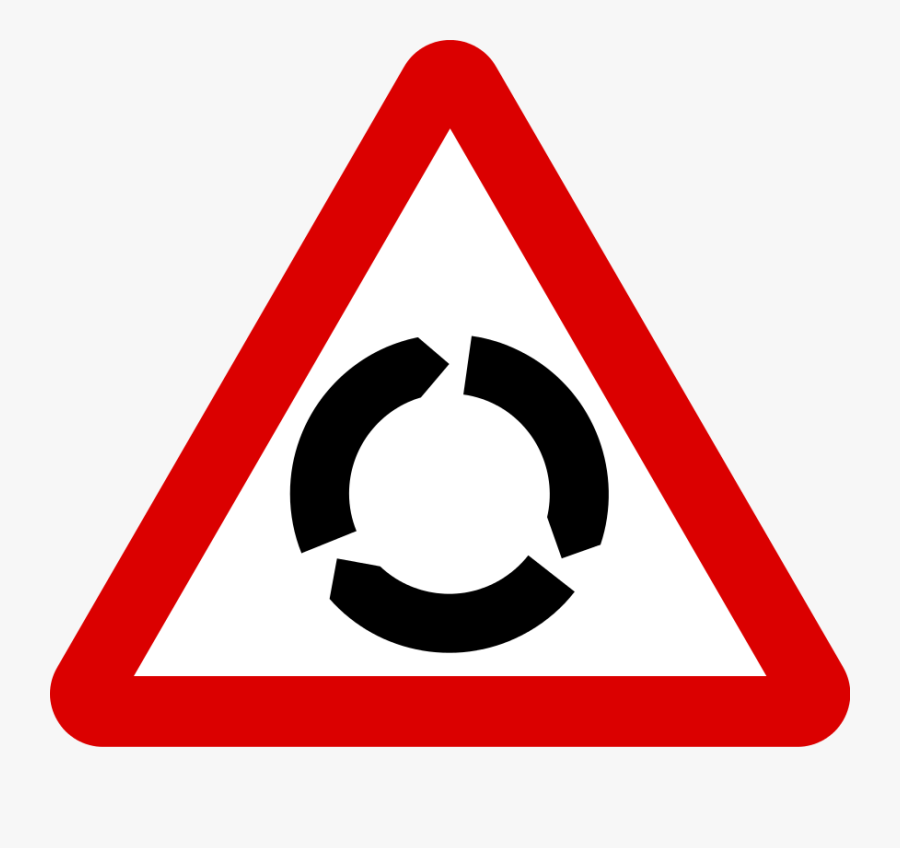 Zebra Crossing Clipart - Ring Road Sign Uk Theory, Transparent Clipart
