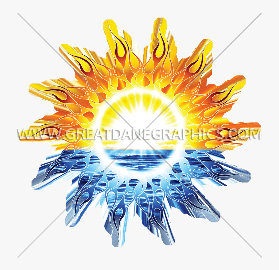 California Sun - Tribal Sunset, Transparent Clipart