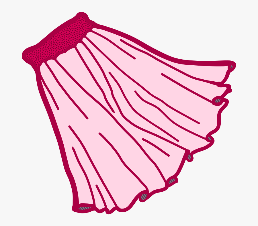 Skirt - Coloured - Skirt Coloring, Transparent Clipart