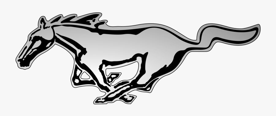 Drawing Mustang Sign Transparent Png Clipart Free Download - Ford Mustang Logo Png, Transparent Clipart