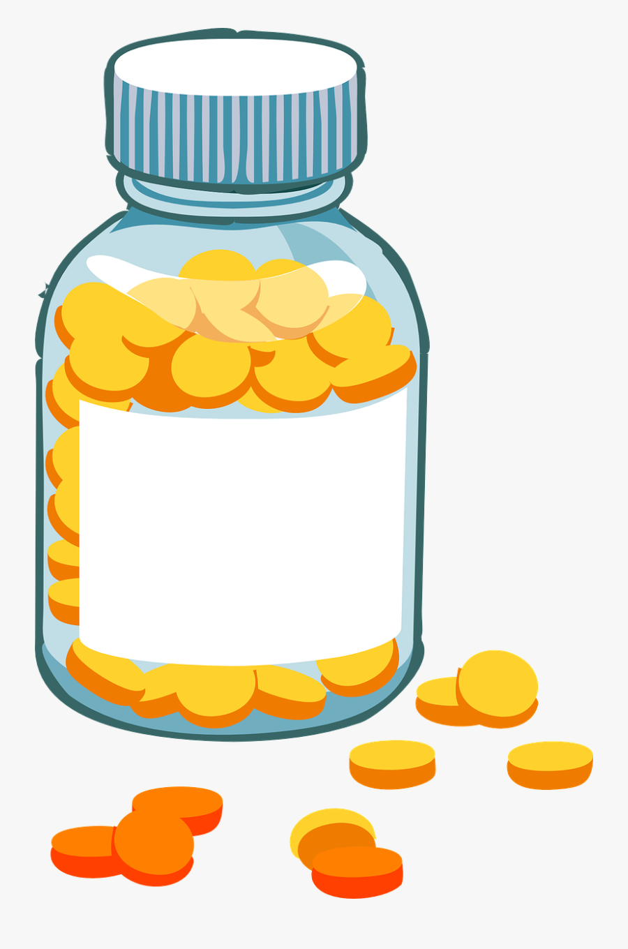 Medicine Clipart Obat - Pill Bottle Clip Art , Free Transparent Clipart