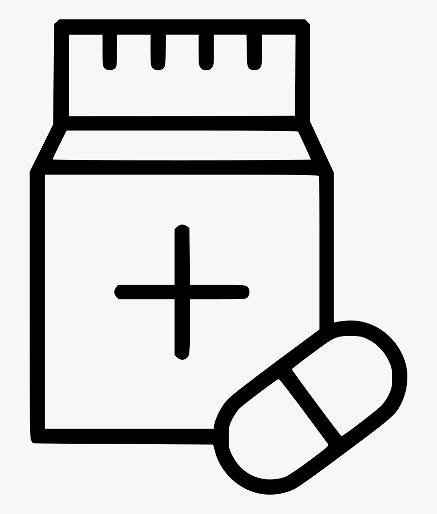 Medicine Bottle Pill Medical Comments - Cross, Transparent Clipart