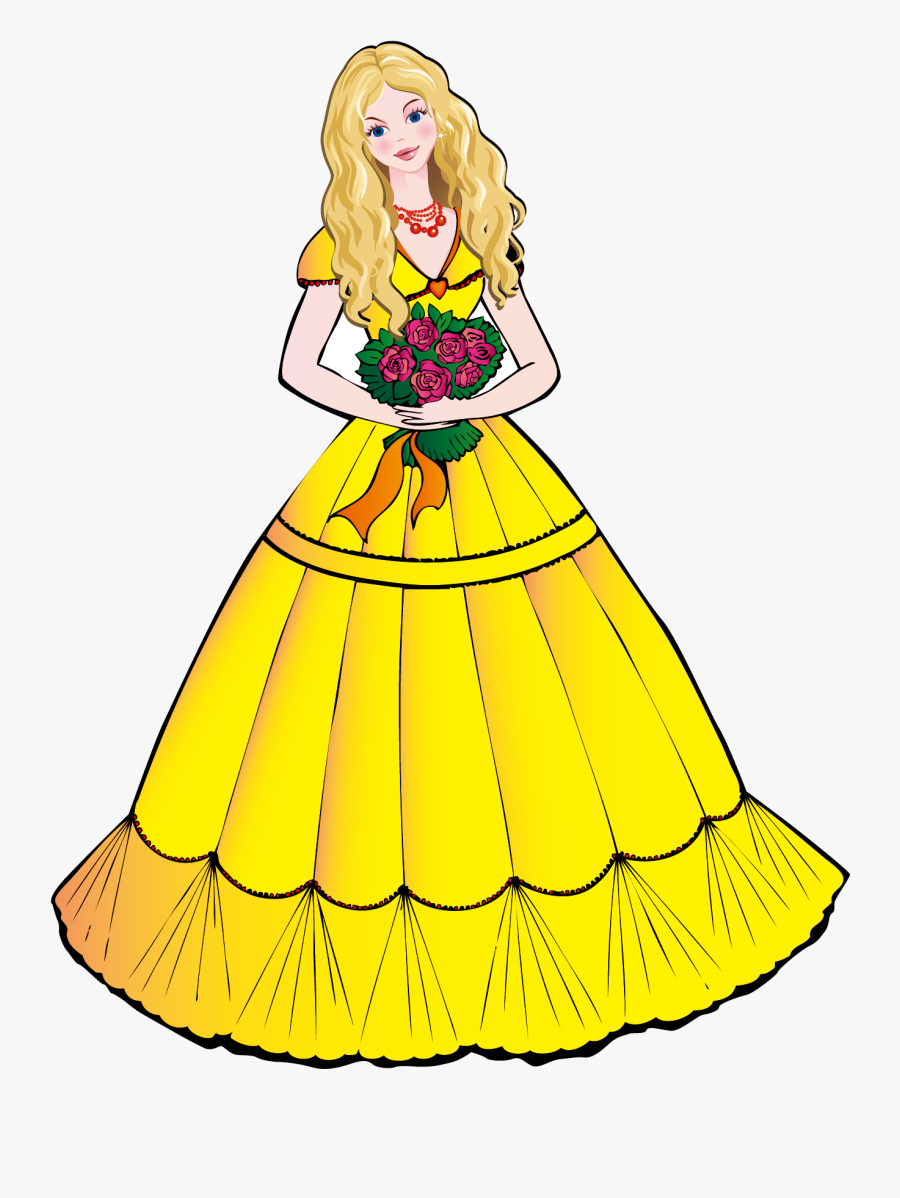 Yellow Clipart Yellow Dress, Transparent Clipart