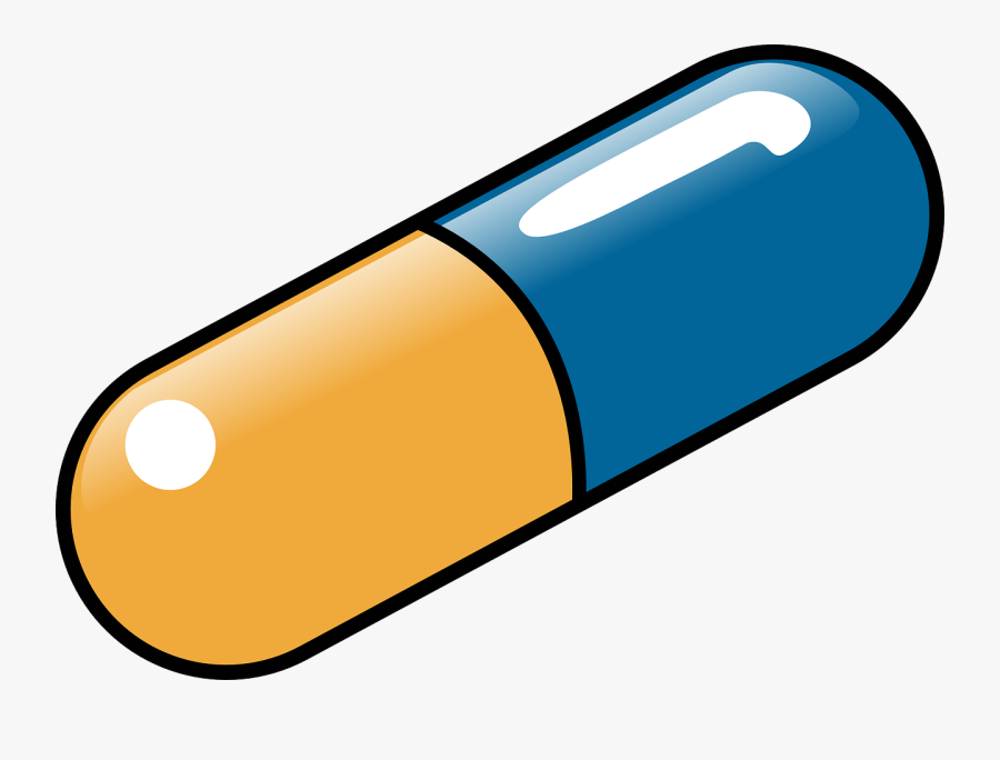 Medicine Clipart Blue Pill - Droga Clipart, Transparent Clipart