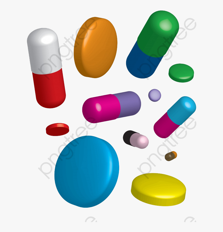 Colored Pills, Pill, Capsule, Drug Png Transparent - Таблетки От Давления На Букву Ф, Transparent Clipart
