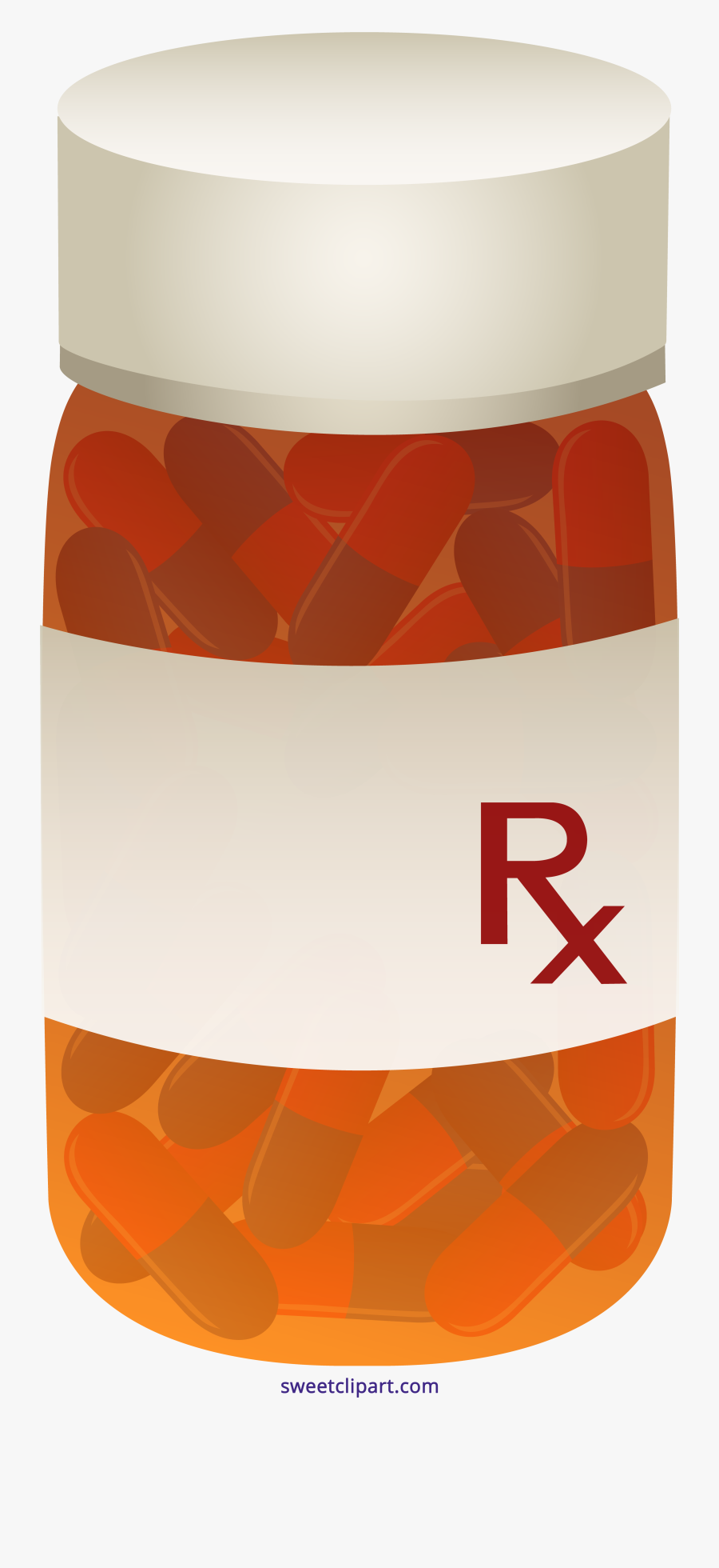 Transparent Medicine Cliparts - Pills Bottle Png, Transparent Clipart