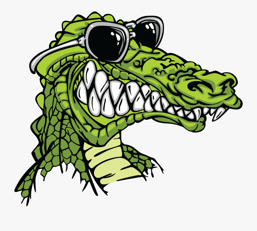 Pacific Sun Paper - Gator With Sunglasses, Transparent Clipart