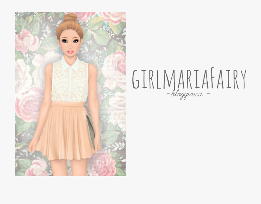 Beauty Clipart Gown Fashion Skirt - Girl, Transparent Clipart