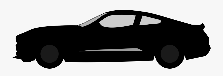 Transparent Ford Mustang Clipart - Black Mustang Clip Art, Transparent Clipart