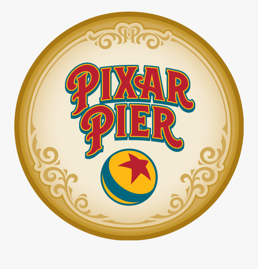 Disneyland Pixar Pier Logo, Transparent Clipart