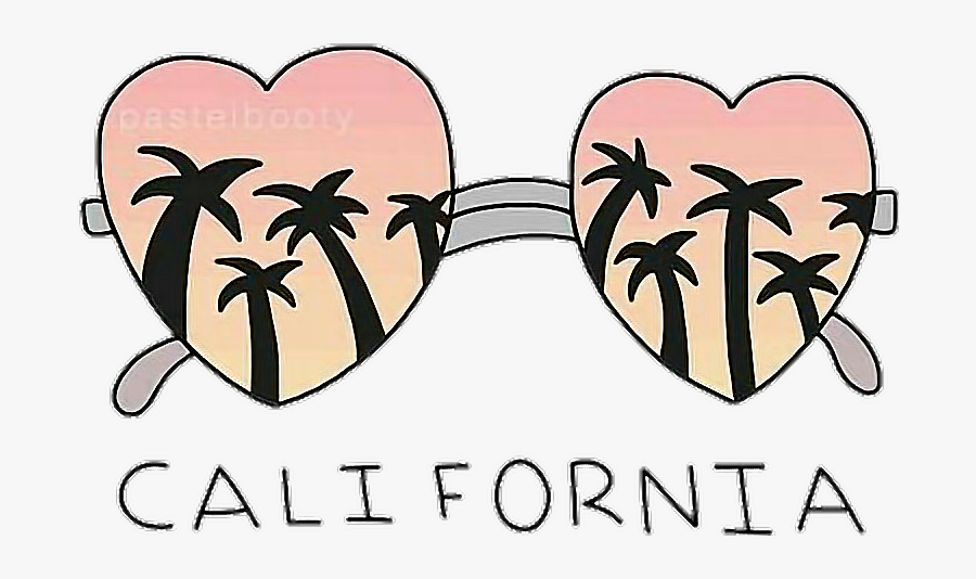 California Clipart Tumblr - New York California Sunglasses, Transparent Clipart