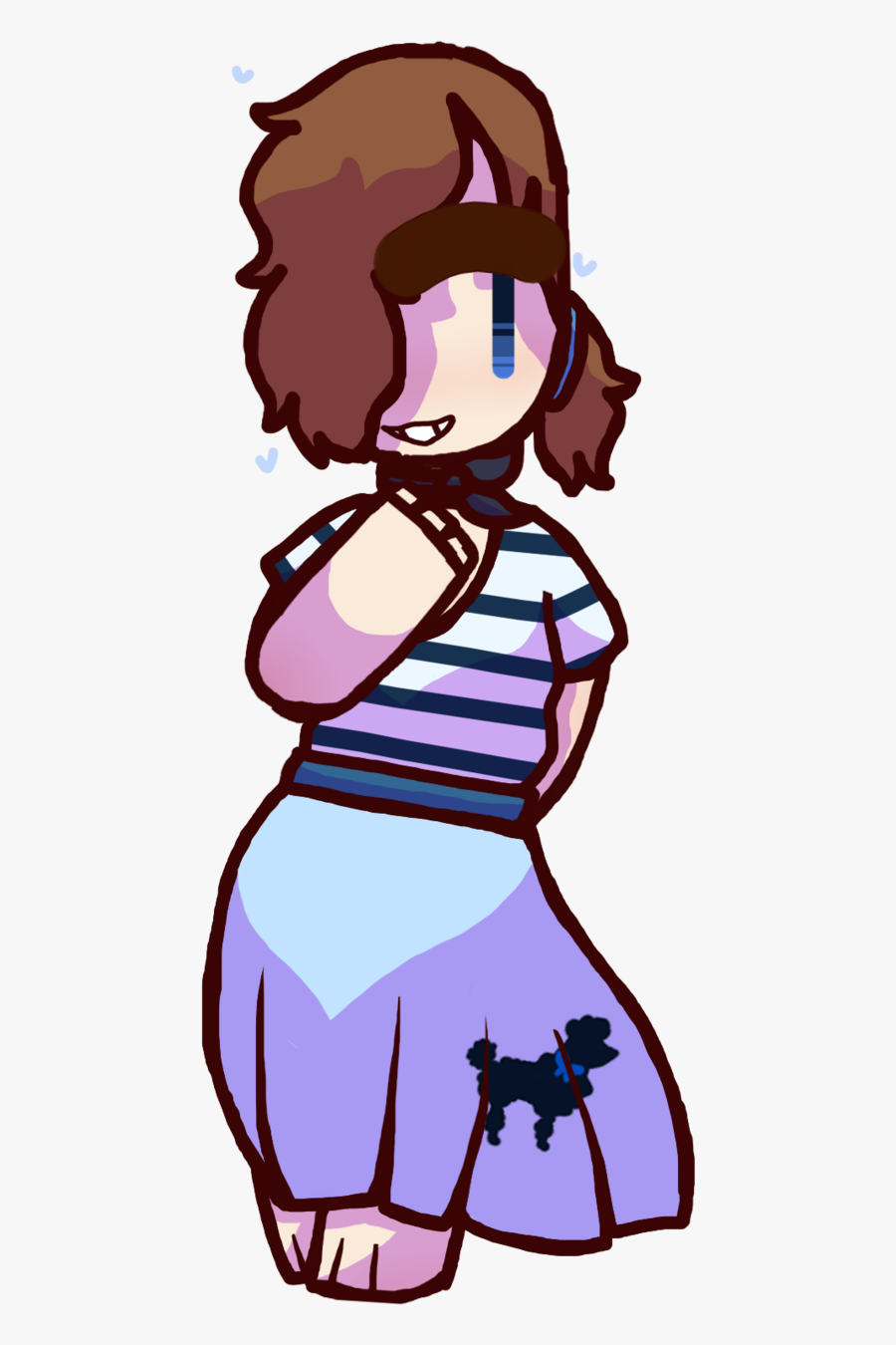 Poodle Skirt By Artistic-box - Cartoon, Transparent Clipart