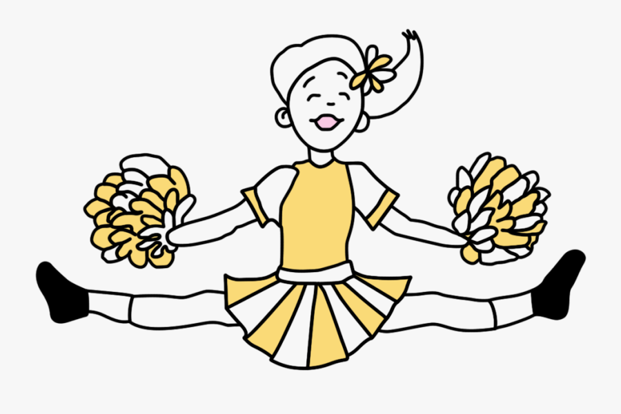 Personalized Cheerleading Christmas Ornament - Cheerleading, Transparent Clipart