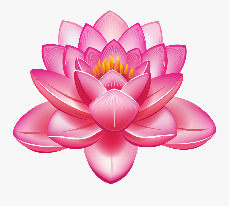 Clipart Flowers - Lotus Png, Transparent Clipart