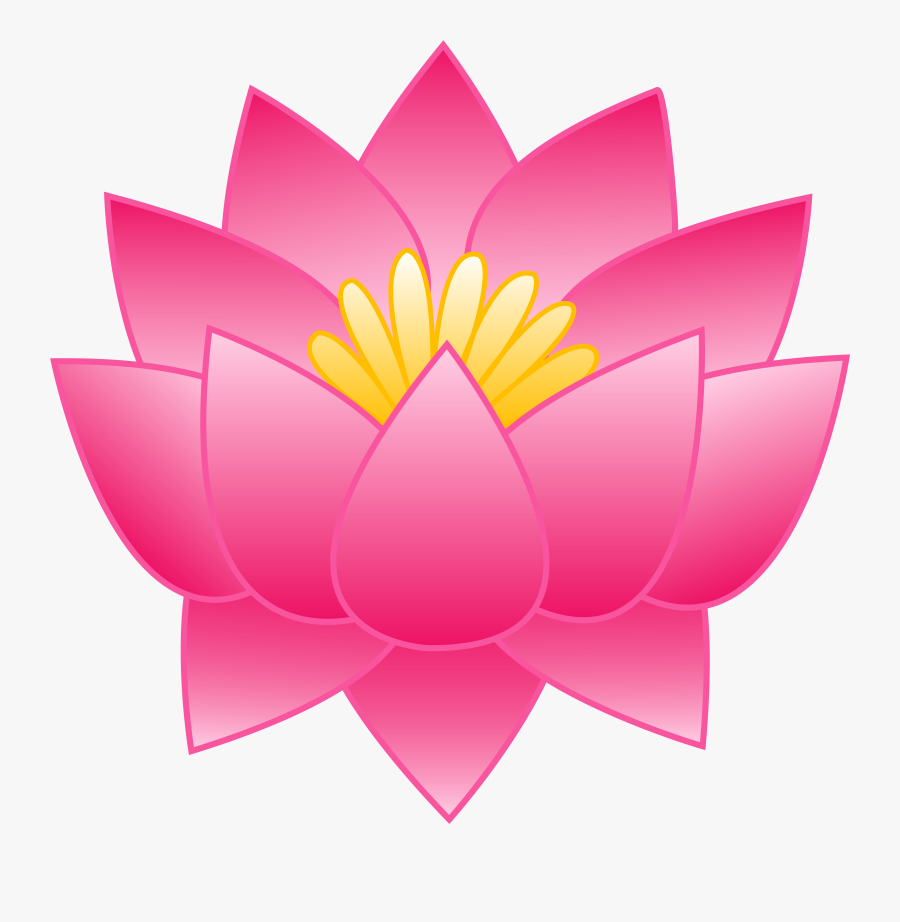 Clip Art Flowers Lotus - Lily Pad Flower Clipart, Transparent Clipart