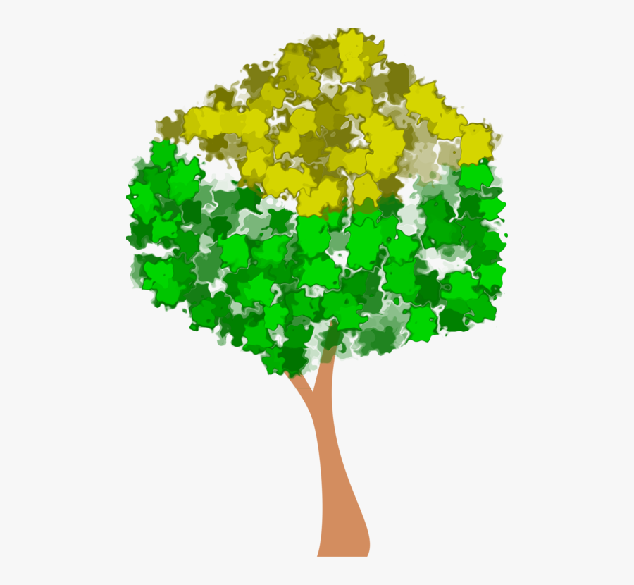 Plant,leaf,tree - Arvore Verde E Amarela Png, Transparent Clipart