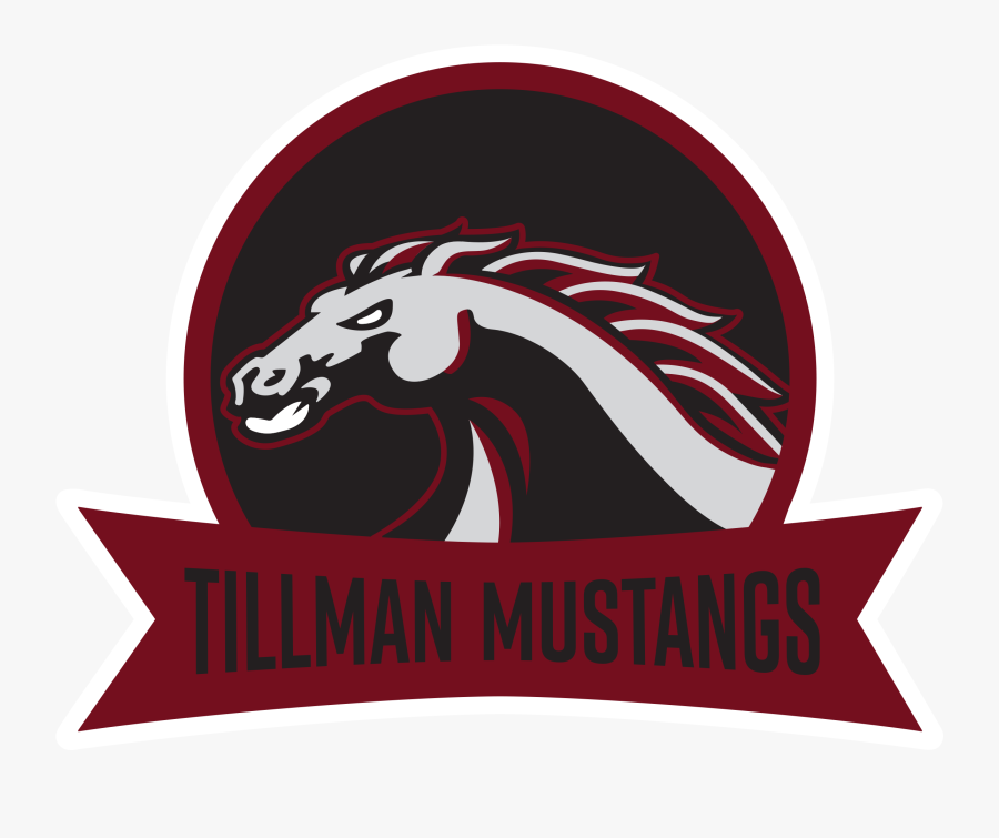 Mustang Football Clipart - Graphic Design, Transparent Clipart