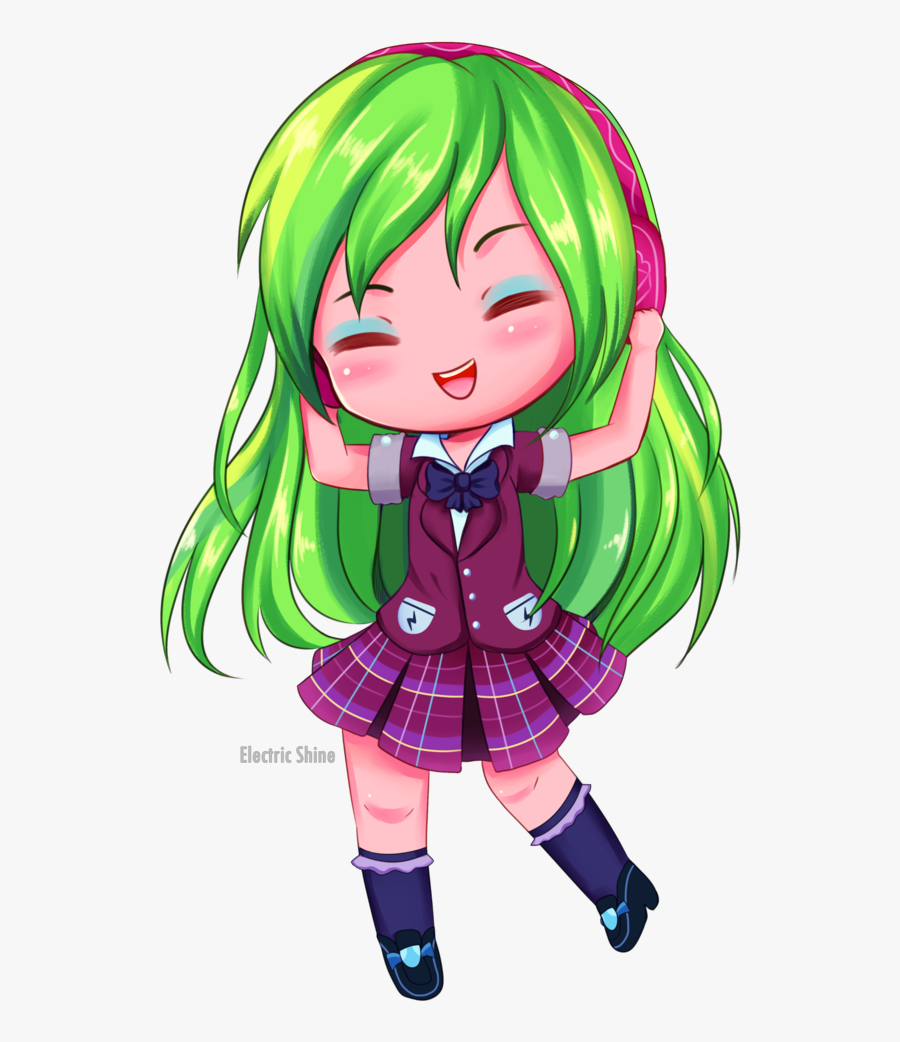 Electricshine, Chibi, Clothes, Crystal Prep Academy - Chibi Female Uniform, Transparent Clipart