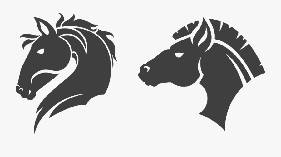 Mustang Stallion Logo Clip Art - Horse Logo Design Png, Transparent Clipart