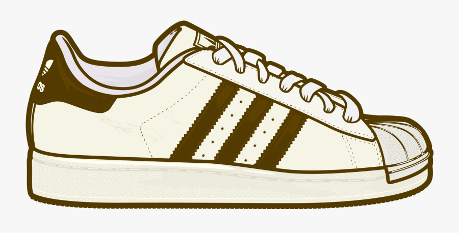 Adidas Shoes Drawing, Transparent Clipart