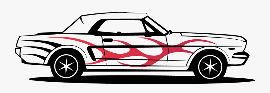 Ford Mustang Car Art, Transparent Clipart