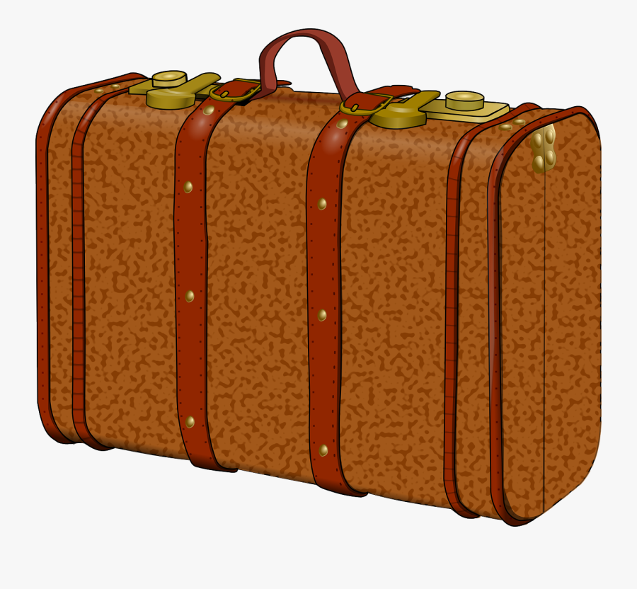 Tips For Traveling With Prescription Medications - Cartoon Suitcase Transparent Background, Transparent Clipart