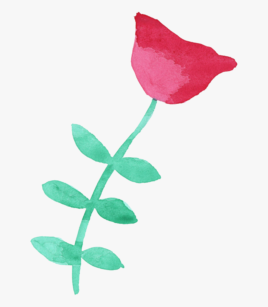 Png Free Flower Watercolor - Watercolour Flowers With Transparent Background, Transparent Clipart