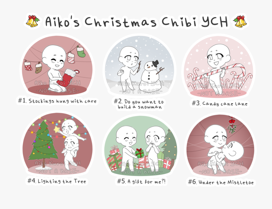 Transparent Free For - Chibi Base Candy Cane, Transparent Clipart