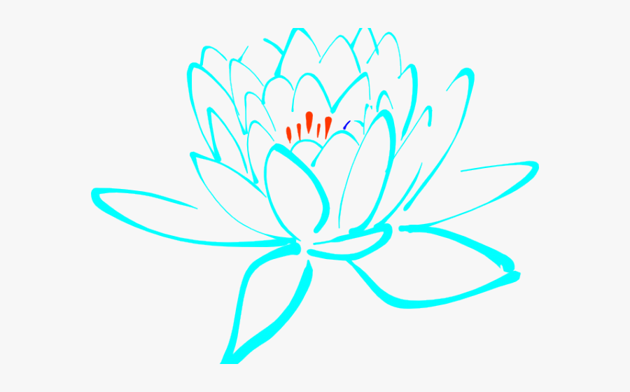 Transparent Lotus Flower Png - Clipart Purple Lotus Flower, Transparent Clipart