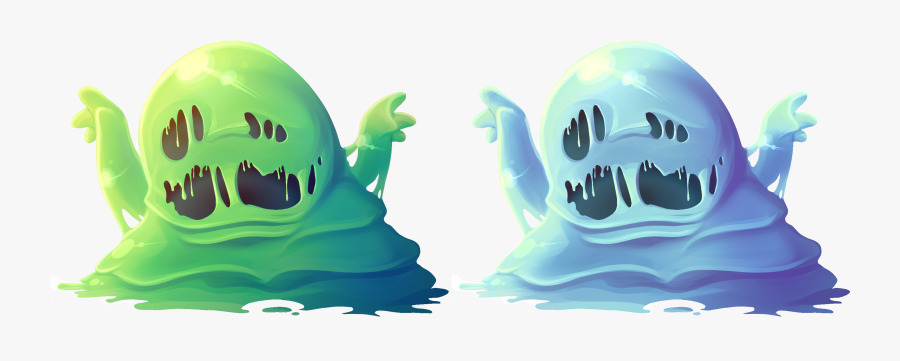 Green Slime Monster , Png Download - Green Slime Monster Png, Transparent Clipart